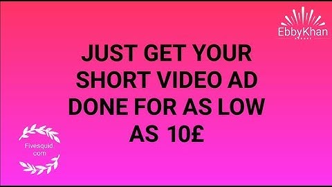 Short Video Ads on Fivesquid.com