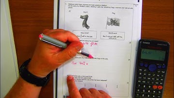 WJEC Intermediate Tier Numeracy Paper 2 - November 2020 - Jones Solutions