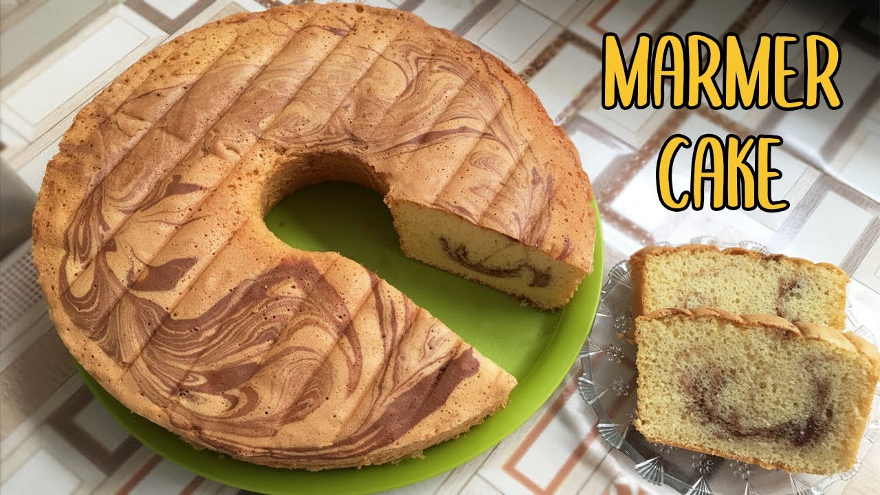  RESEP  BOLU MARMER  MARBLE CAKE  JADUL LEMBUT  4 TELUR YouTube