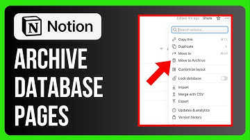 How to Archive Database Pages in Notion