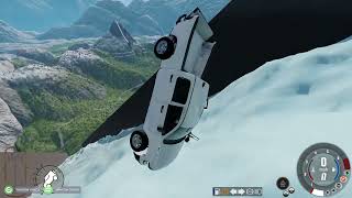 спуск без тормозов в BeamNG.drive.часть 11.