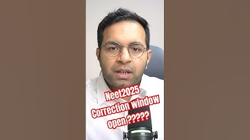 🚨 WHAT ALL CAN YOU CORRECT? Neet correction window open🚨📢 #neet2025 #nta