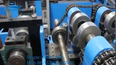 C&Z Purlin Interchangeable Forming Machine-flange width adjusting