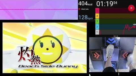 [SM5/DDR] Level 14-18 Stamina (31 Songs) with HR Graph and Calories