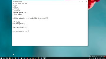 Nesting Series Example : 1 12 123 1234 12345