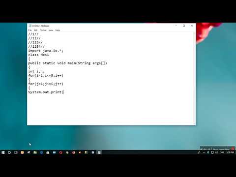 Nesting Series Example : 1 12 123 1234 12345