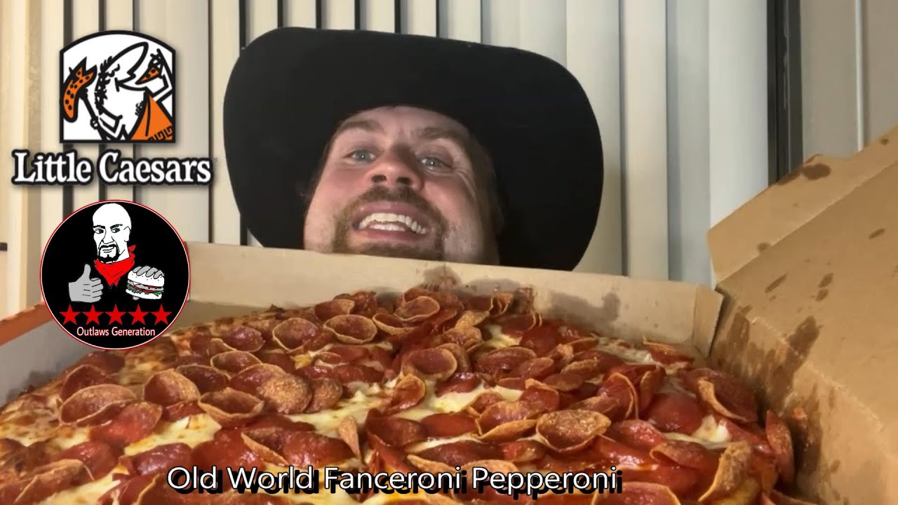 Little Caesars Fanceroni Pepperoni Pizza YouTube