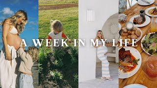 WEEKLY VLOG ~ 34 weeks pregnant, anxiety, and come to work with me
