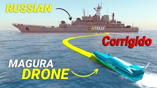 Como Drones Marítimos Ucranianos Destruíram um Navio Russo, o Caesar Kunikov