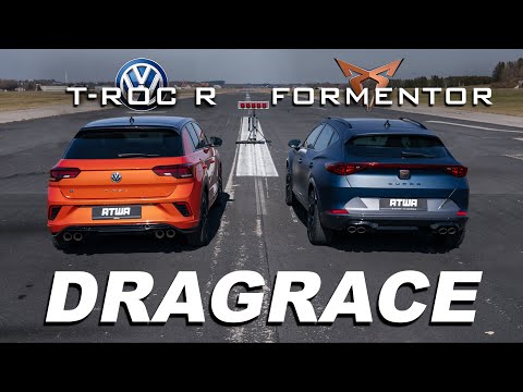CUPRA Formentor vs. VW T-ROC R | DRAG RACE | Daniel Abt