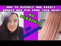 How to remove hair dye | No bleach | No damage | Vitamin C