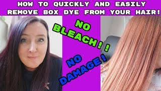 How to remove hair dye | No bleach | No damage | Vitamin C