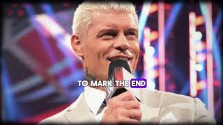 URGENT: Interesting change regarding Cody Rhodes' reign - WWE News