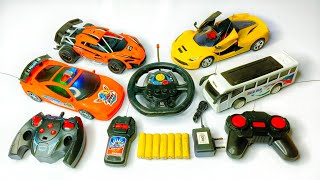 Unboxing Remote Control Police Car, Sports Car, Lamborghini Car With Open Door, Tourist Bus RC Cars