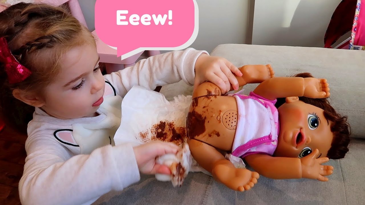 Baby Alive Doll SURPRISE POOP EXPLOSION 