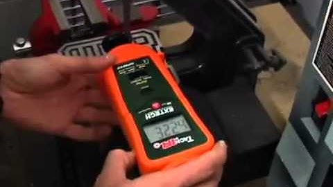 Extech RPM10 Photo/Contact Tachometer with Infrared Thermometer | Instrumart