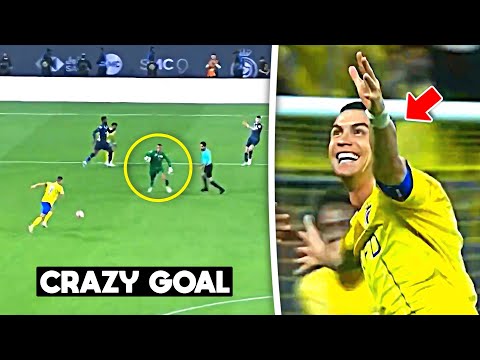 Cristiano Ronaldo's CRAZY Half-Line Goal vs Al-Akhdoud 🤯💥
