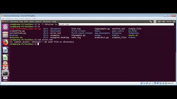 Linux Redirecting standard errors