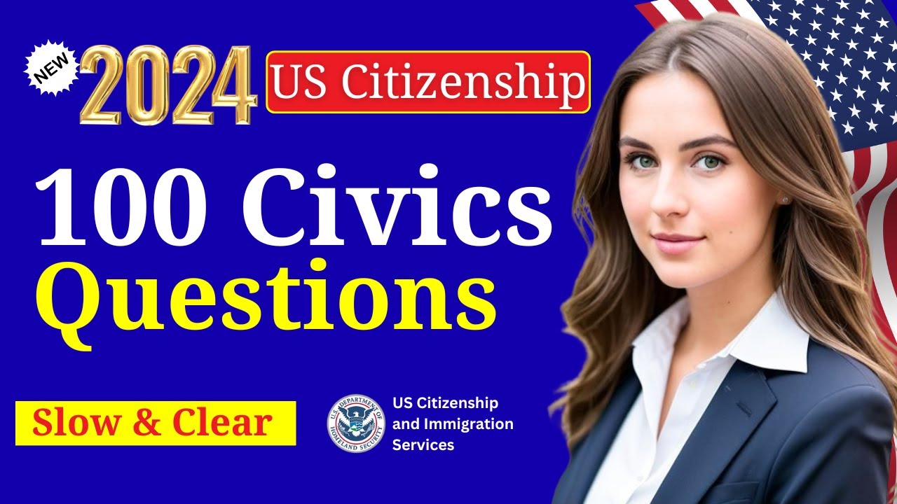 2025 (EASY Answer) USCIS Official 100 Civics Questions & Answers for US ...