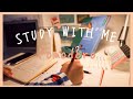 STUDY WITH ME (with music) 1.25 HOURS POMODORO SESSION