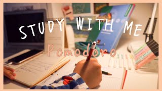 STUDY WITH ME (with music) 1.25 HOURS POMODORO SESSION