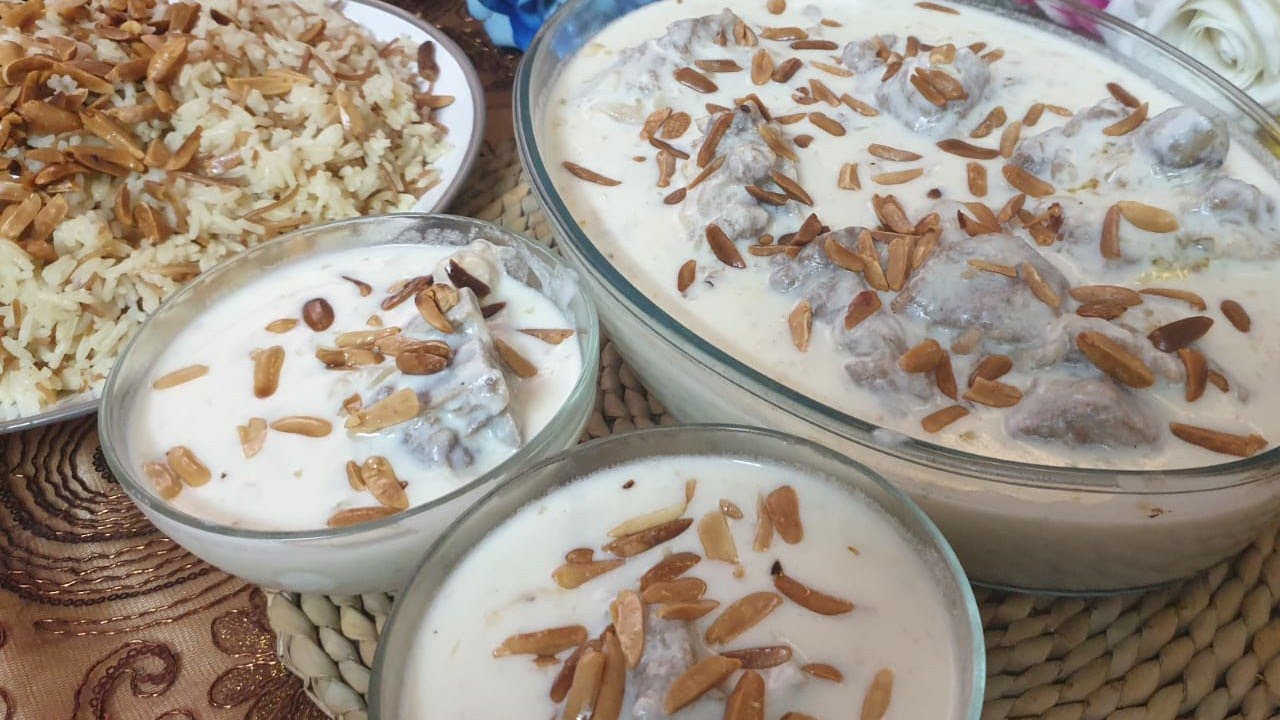 طبيخ اللبن باللحمة 💥 اطيب واسهل طريقة لعمل الشاكرية باللحمة والطعم عالمي وتحدي 💥