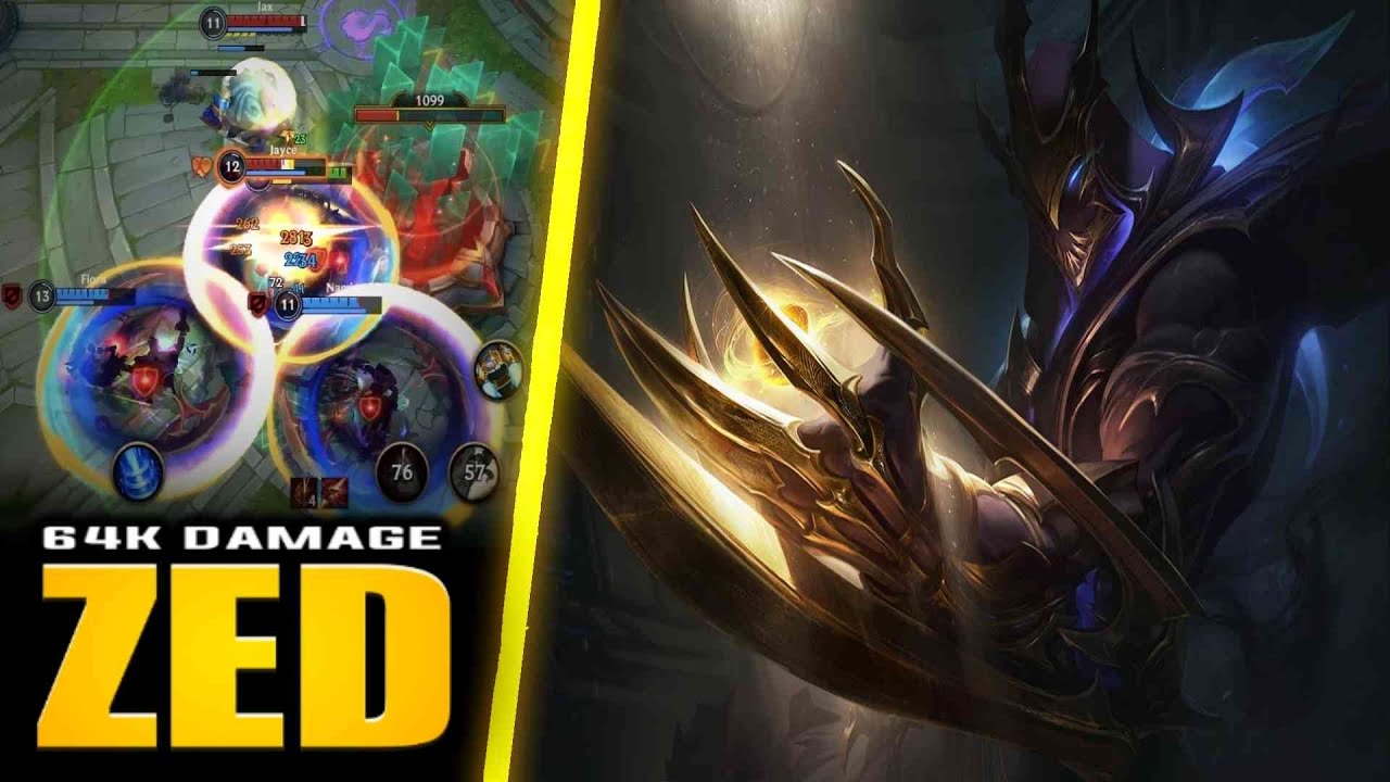 Wild Rift: Mid Saldılar Taşıdım! Öğretici Zed Gameplay (One Shot Combo ...