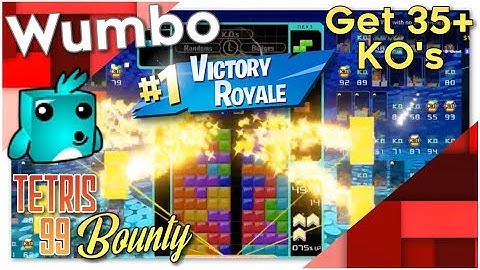 Tetris 99 Bounty - "Get 35+ KOs in a game"