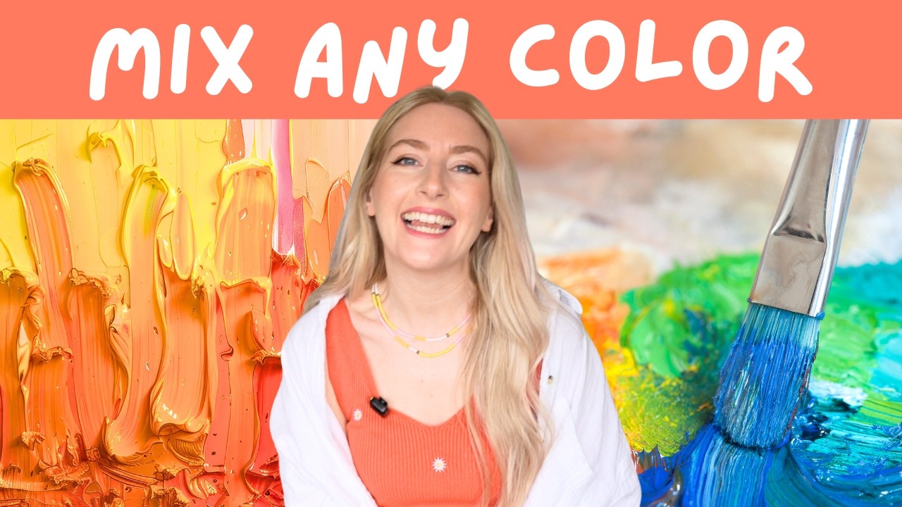Mix Any Color You Need 🎨 My 3-Step Color Mixing Method - YouTube