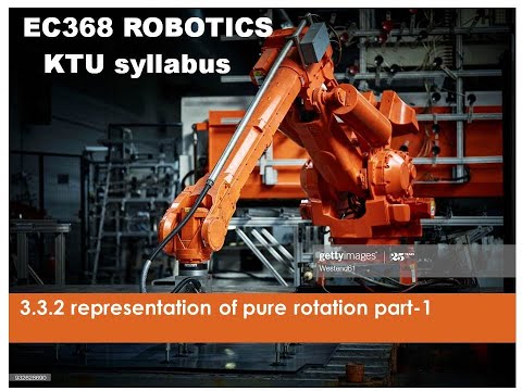 3.3.2 representation of pure rotation part-1