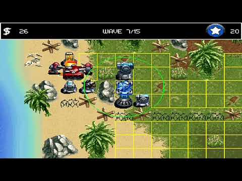 Mega Tower Assault | Level 2 Tropical Sand Box | Android | Java Games