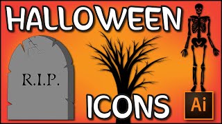 Halloween illustrator cs6 tutorials 🎃🎃🎃 VOL10