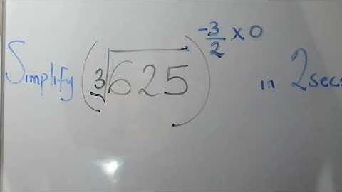 2 secs to simplify - an entrance examination 