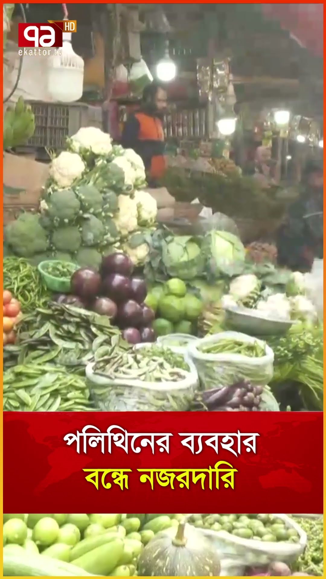 পলিথিনের ব্যবহার বন্ধে নজরদারি