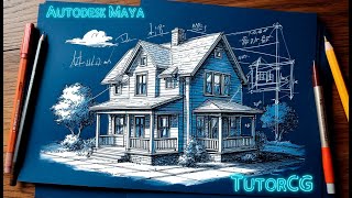 Autodesk Maya - Сцена для Мультсериала screenshot 1