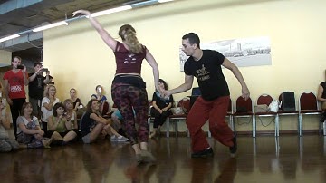 Jorge & Renata, Zouk Combination, with music demo, III INTERNATIONAL RUSSIAN ZOUK CONGRESS 2014