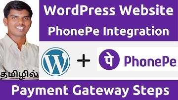 WordPress Website & PhonePe Payment Gateway Integration Steps | Tutorial | Tamil | WooCommerce