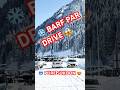 Snowfall Mein Smooth Drive 😱❄️ Relaxing Winter Vibes 🥰 #snowday #shortsfeed #youtubeshorts