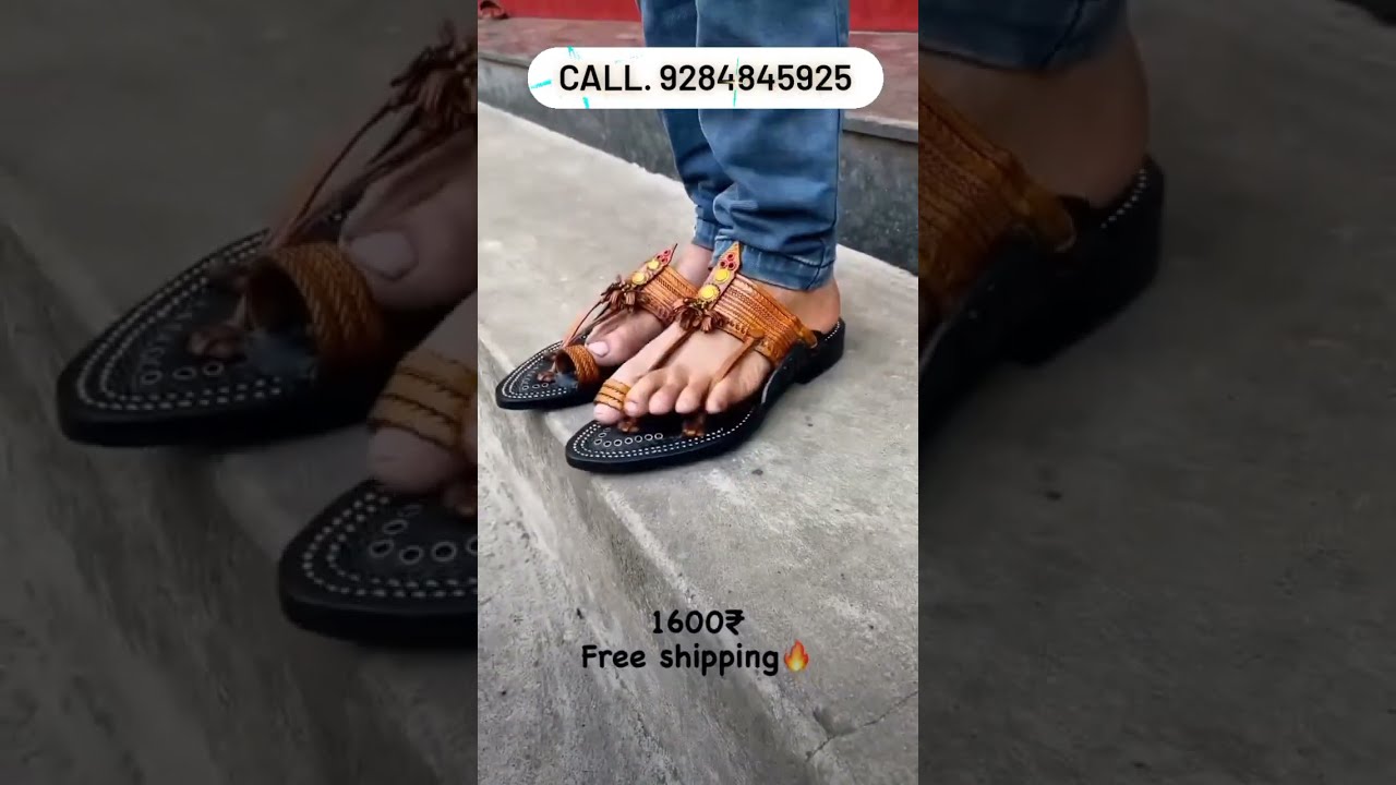 2 in 1 combo kolhapuri chappal 