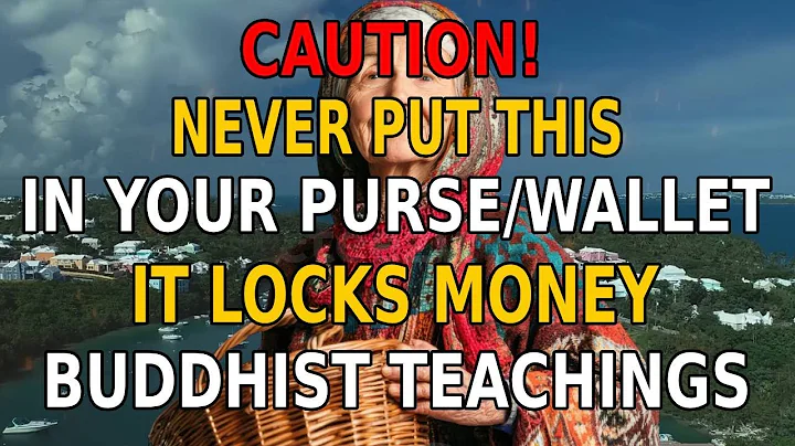 Never put this in your bag it locks MONEY AND ABUNDANCE Buddhist Teachings