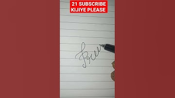 PRIYANKA NAME IN CURSIVE WRITING /#shorts #trending #viral #world