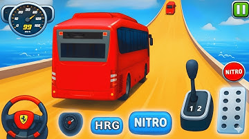 Crazy Bus Mega Ramp Impossible Racing - Bus Stunts Impossible Tracks - Android Gameplay #5