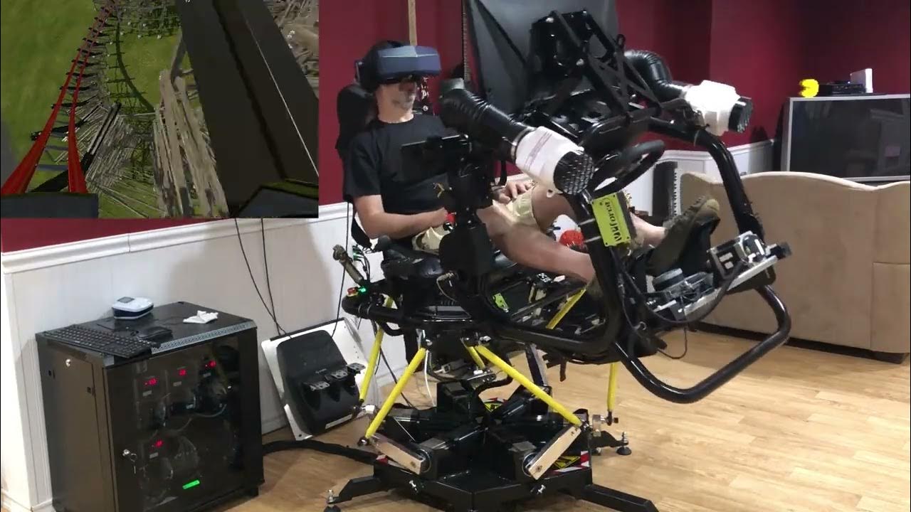 Custombuilt VR 6DOF Motion Rig NoLimits2 YouTube