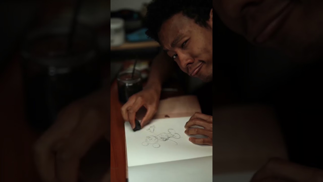 Drawing Mickey Mouse (ASMR)