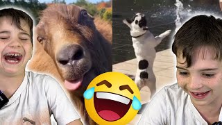 The World's FUNNIEST Animals!😂(Try Not To Laugh Challenge For Kids)!