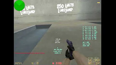 [CS 1.6 KZ] 255 Units LongJump 100aa (250 block)