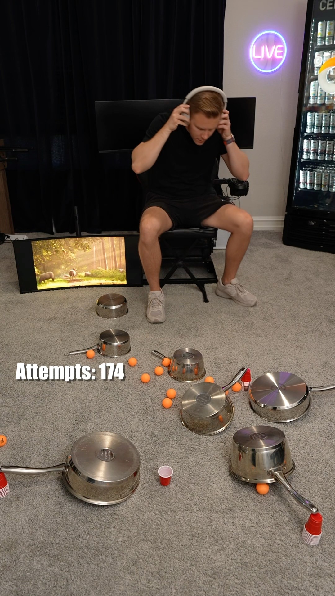 Ping Pong Trick Shot! ???