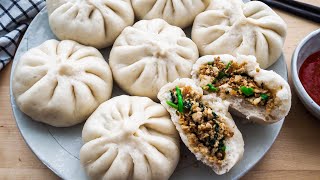 How to make Vegan Chinese Steamed Buns (Baozi) | 素包子