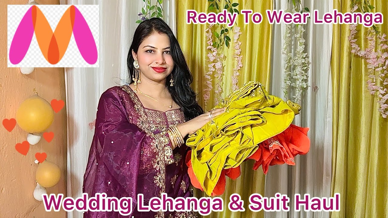 Wedding Lehanga & Suit Haul | Ready To Wear Lehanga | Myntra Haul 
