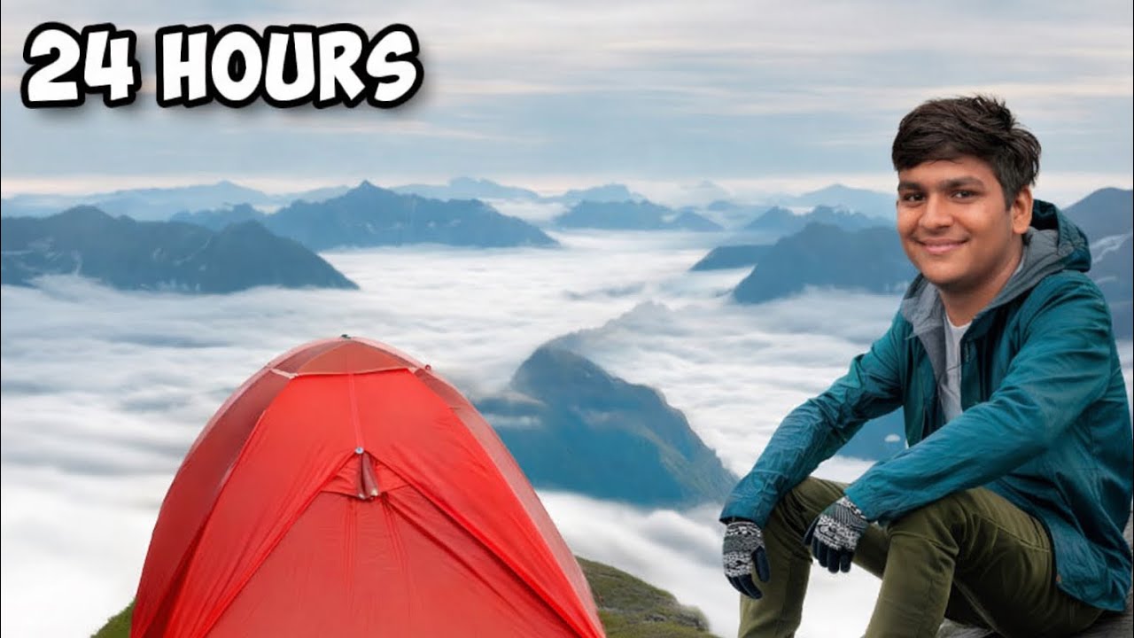 I Survived 24 Hours on a Mountain ⛰️